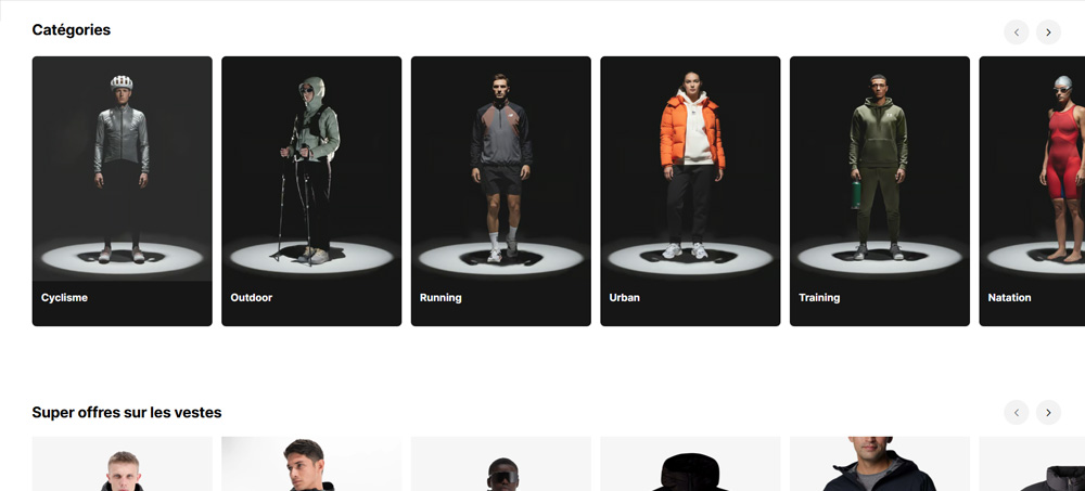 Deporvillage catégories de sport